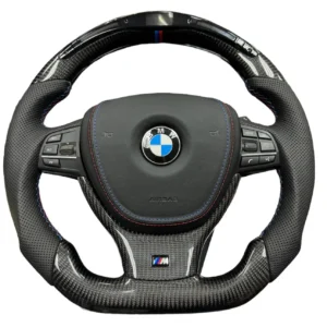 BMW F10 5 Series 535i 540i M5 F06 F12 F13 M6 640i 650i LED Carbon Fiber Steering Wheel