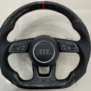 Audi Forged Carbon Steering Wheel with Airbag