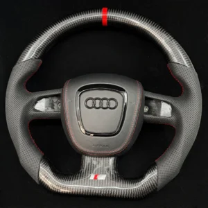 2006-2011 Audi B7/B8 A/S/RS 3/4/5 3-spoke Carbon Fiber Steering Wheel