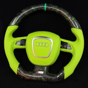 2006-2011 Audi B7/B8 A/S/RS 3/4/5 3-spoke Carbon Fiber Steering Wheel