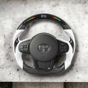 2020 - 2024+ TOYOTA GR SUPRA A90 / A91 - CUSTOM CARBON FIBER STEERING WHEEL