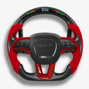 2015+ Dodge Challenger LED Carbon Fiber Steering Wheel
