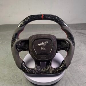 Forged Carbon fiber Steering Wheel Fit Dodge Charger Hellcat Jeep SRT8 2015+